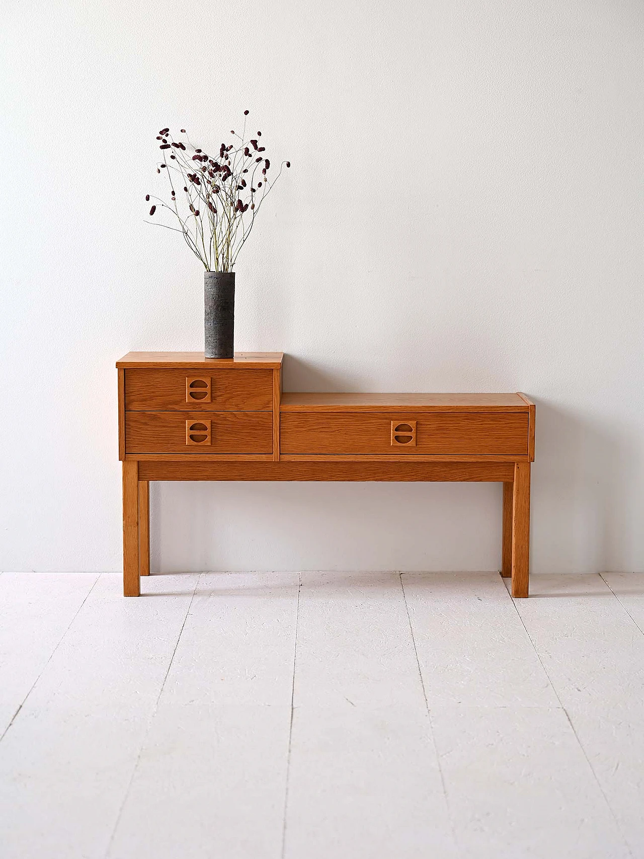 Panca vintage con cassetti 2
