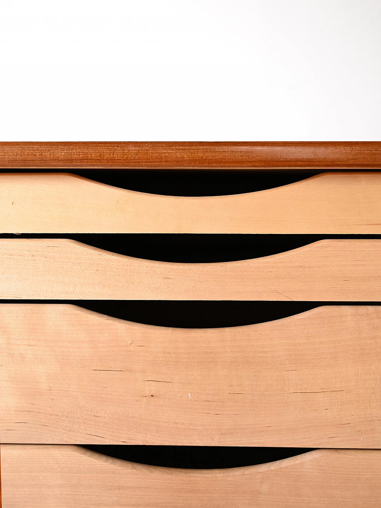 Mobiletto sideboard in legno di teak anni '60 – Produzione scandinava 10