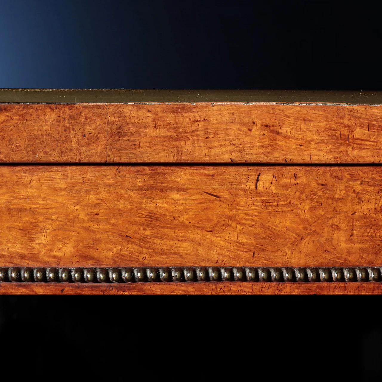 Consolle inglese in legno con specchio e grifoni ebanizzati, '800 8