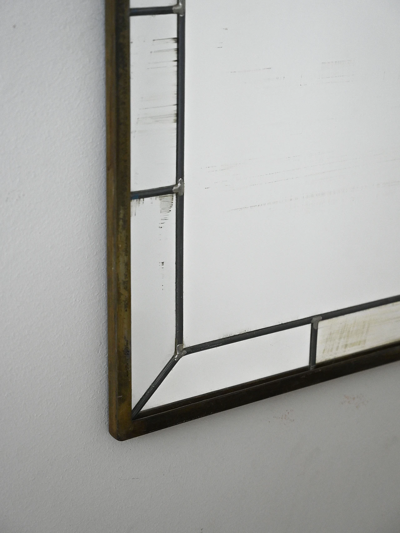 1950s Nordic metal mirror – Vintage design 4