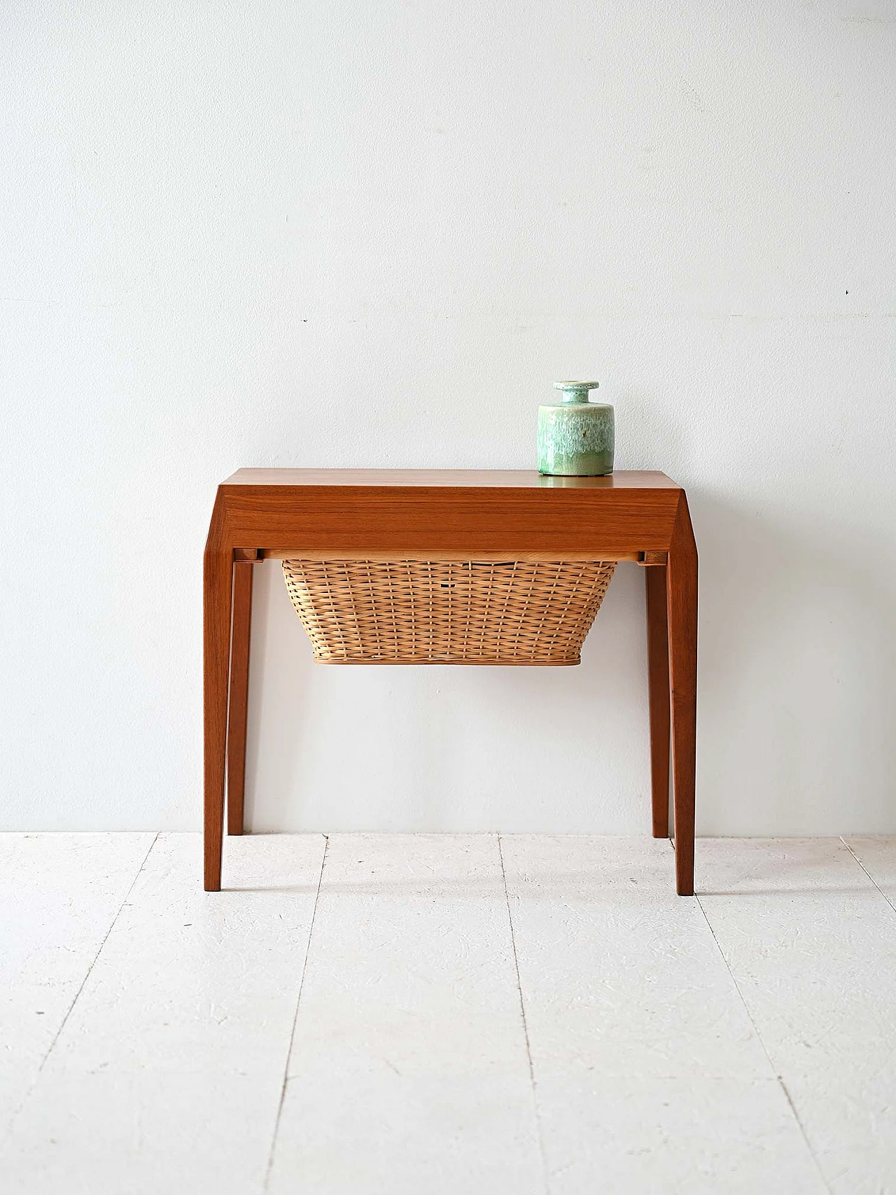 Vintage wool table by Severin Hansen 1
