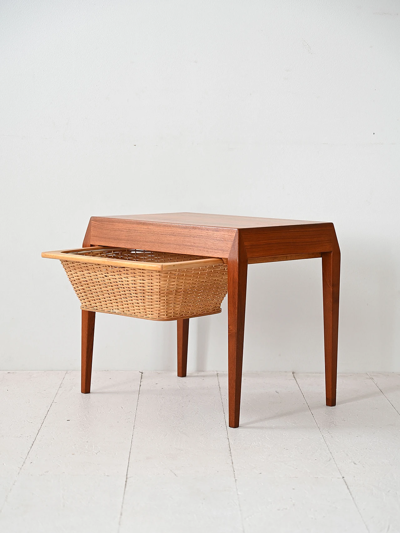 Vintage wool table by Severin Hansen 5