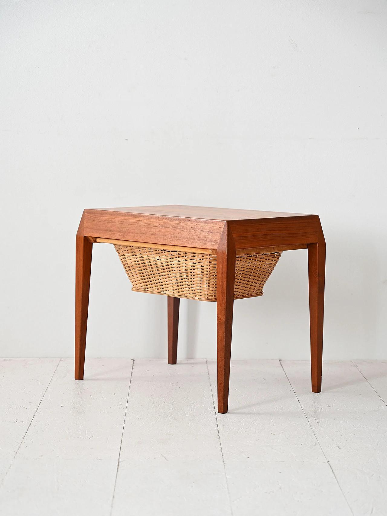 Vintage wool table by Severin Hansen 6