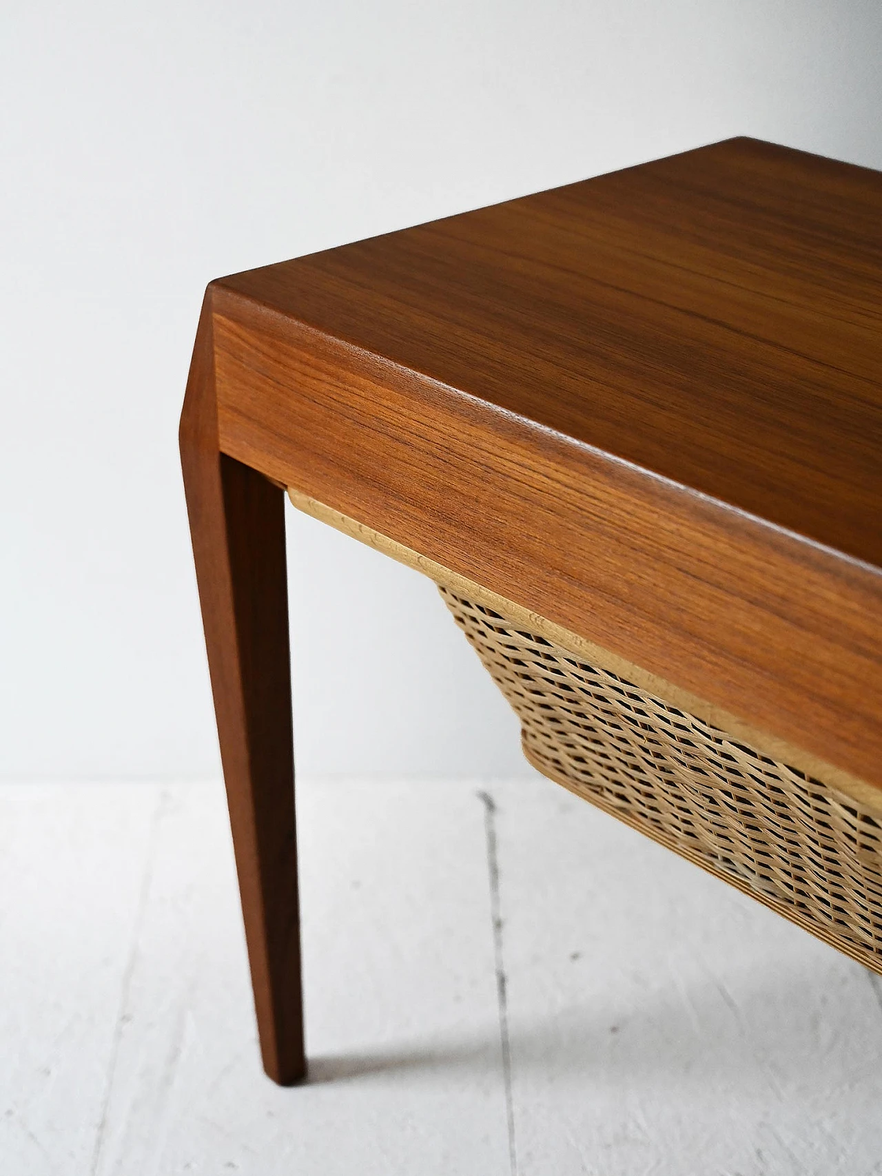 Vintage wool table by Severin Hansen 7