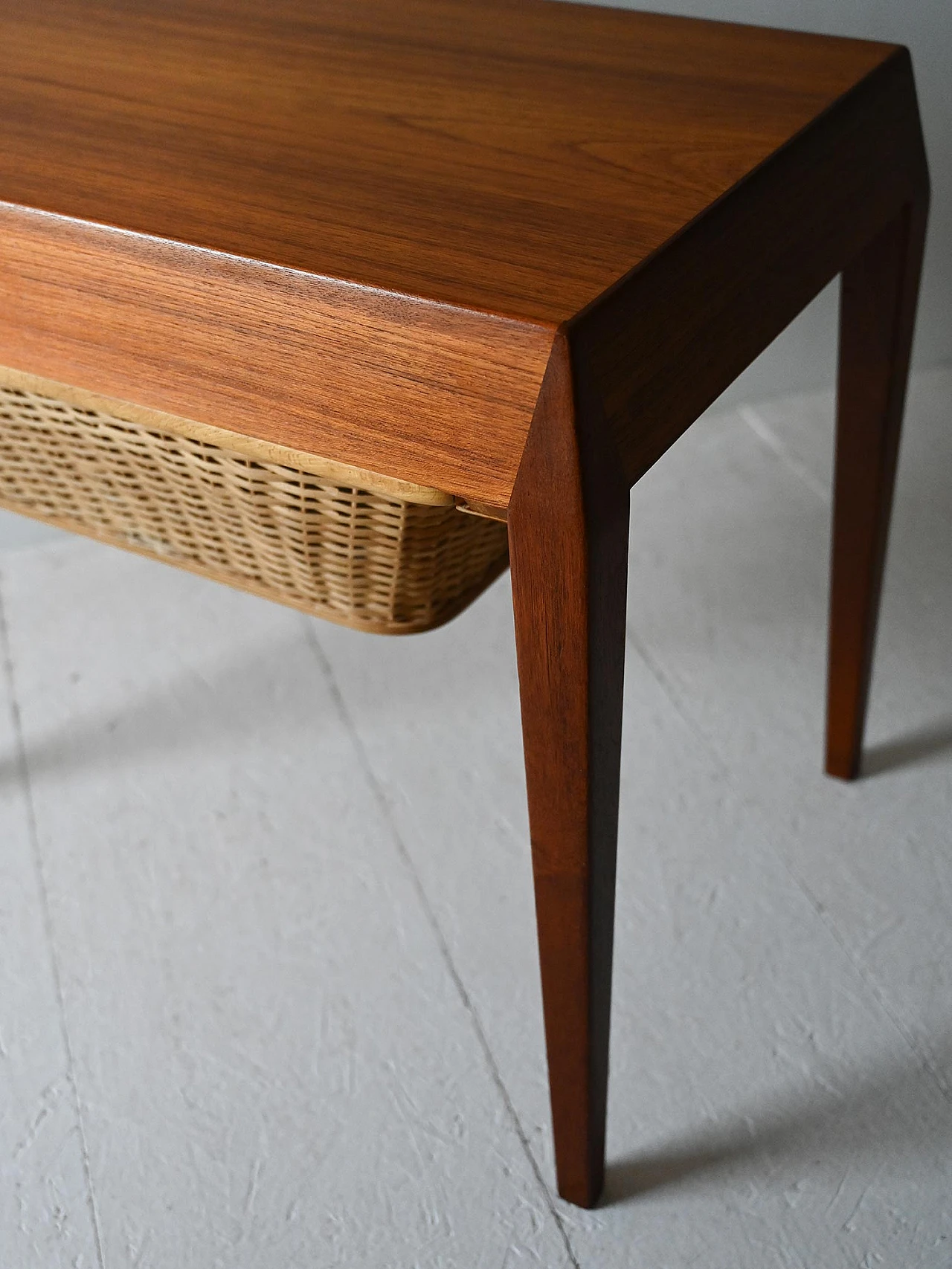 Vintage wool table by Severin Hansen 8