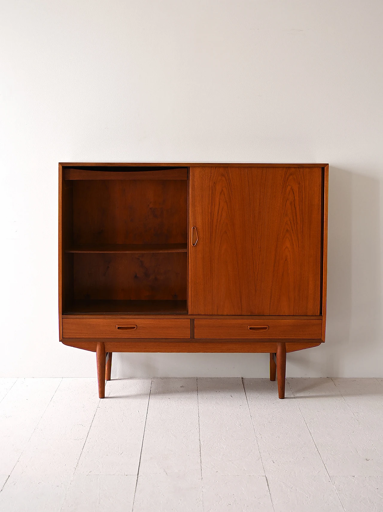Scandinavian teak highboard 2
