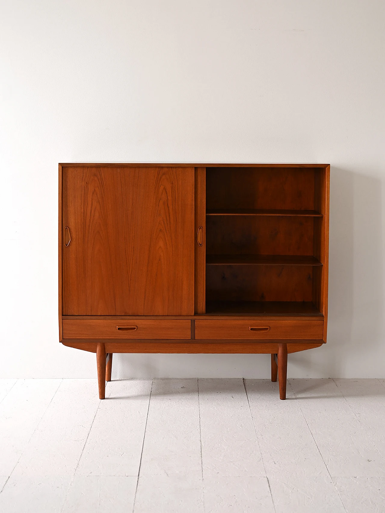 Scandinavian teak highboard 3
