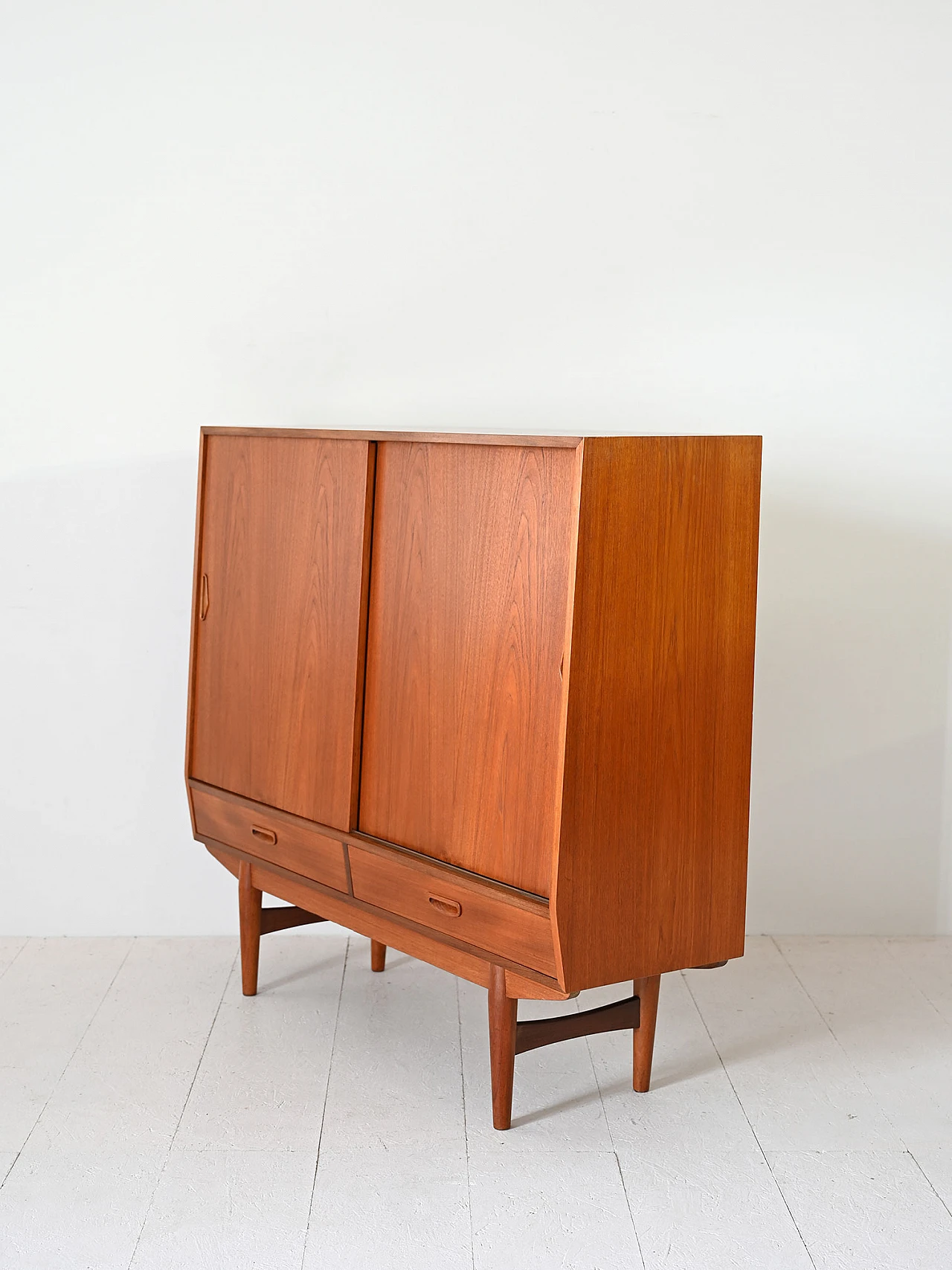 Scandinavian teak highboard 5