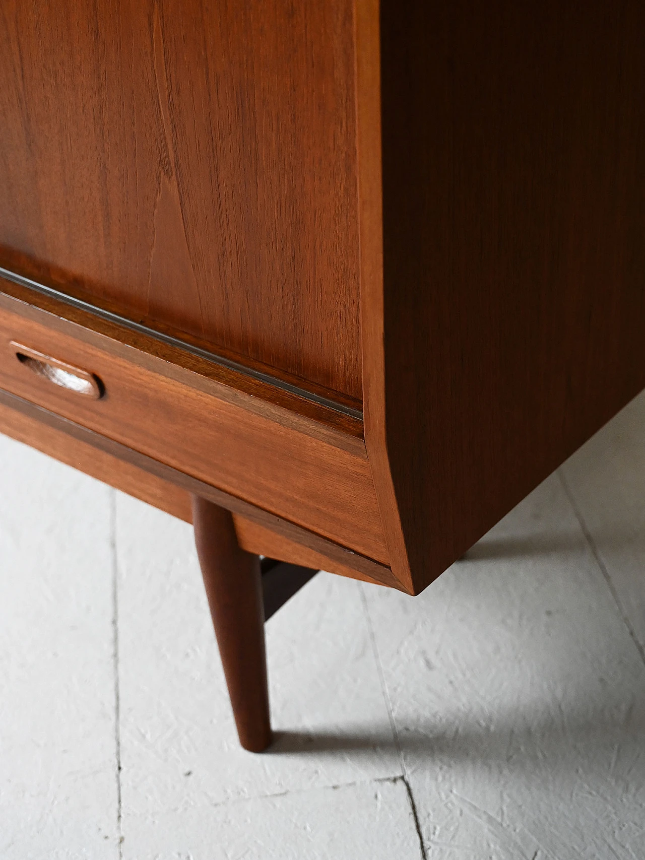 Scandinavian teak highboard 13