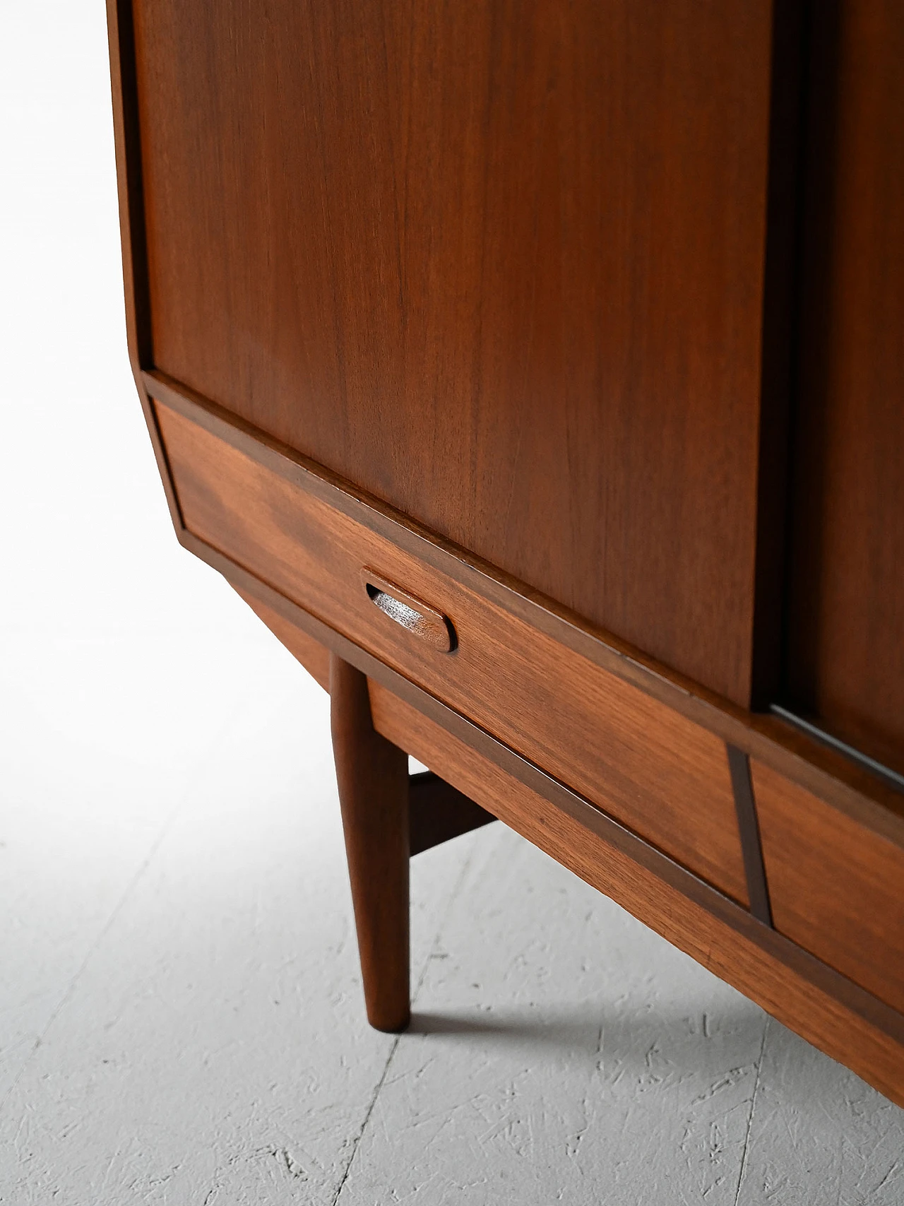 Scandinavian teak highboard 14
