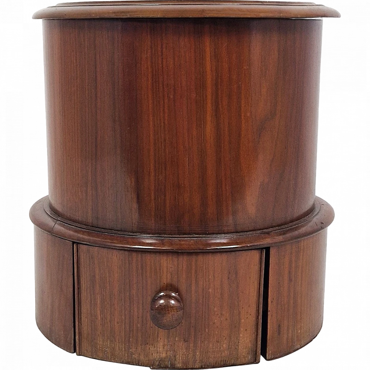 Sgabello da biblioteca Impero con cassetto, '800 8