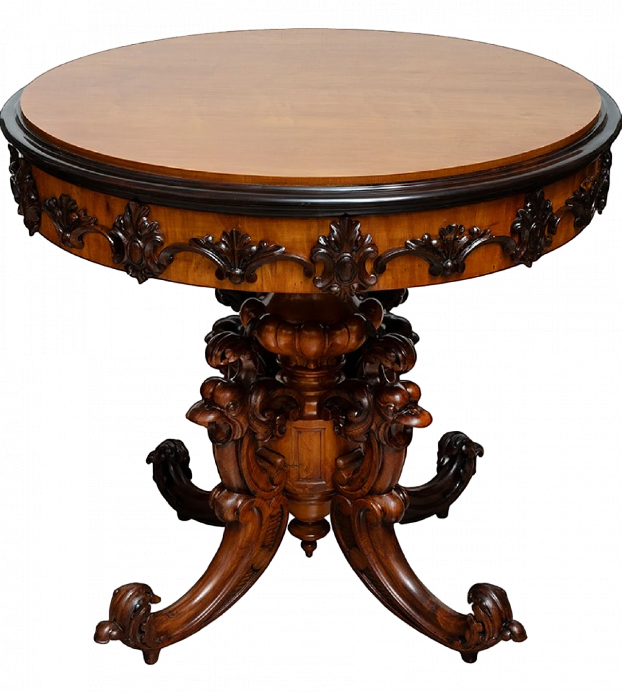 Louis Philippe round coffee table, 19th century 7