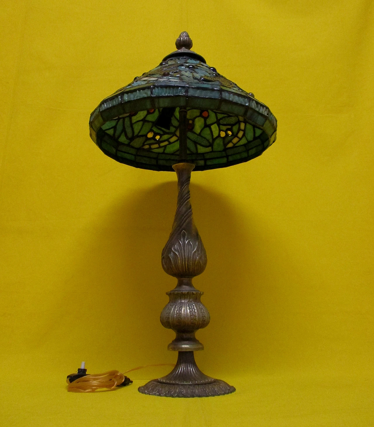 Lampada Art Nouveau stile Tiffany anni 40 4