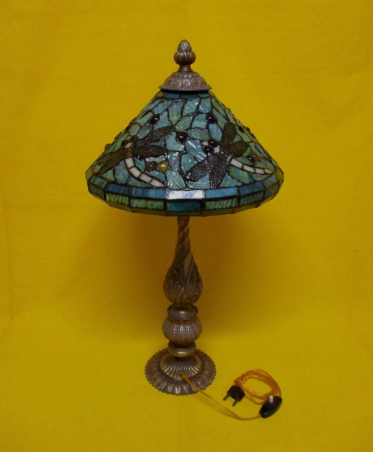 Lampada Art Nouveau stile Tiffany anni 40 5