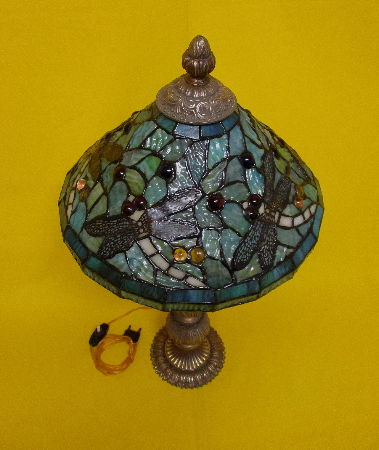 Lampada Art Nouveau stile Tiffany anni 40 6