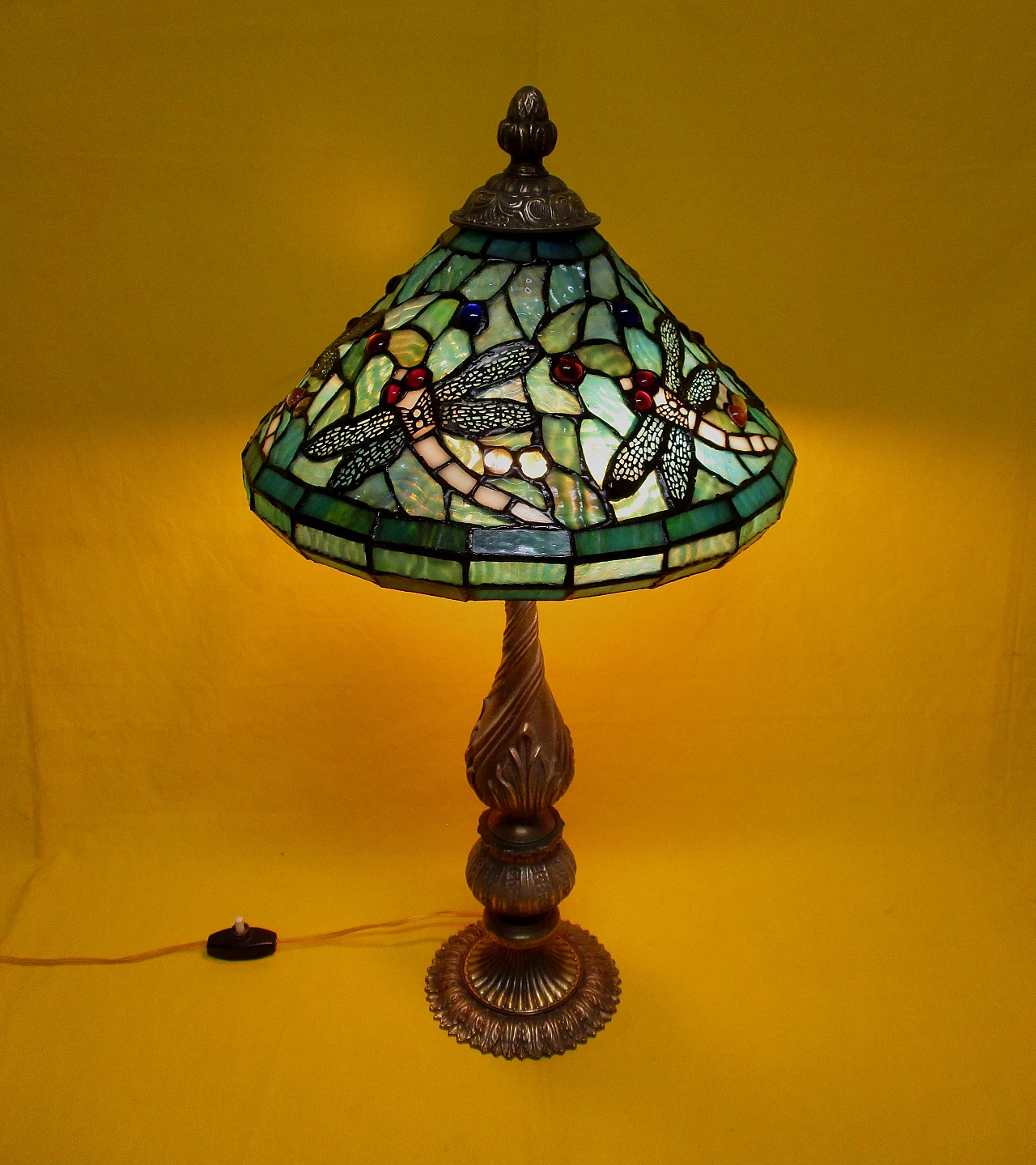 Lampada Art Nouveau stile Tiffany anni 40 8