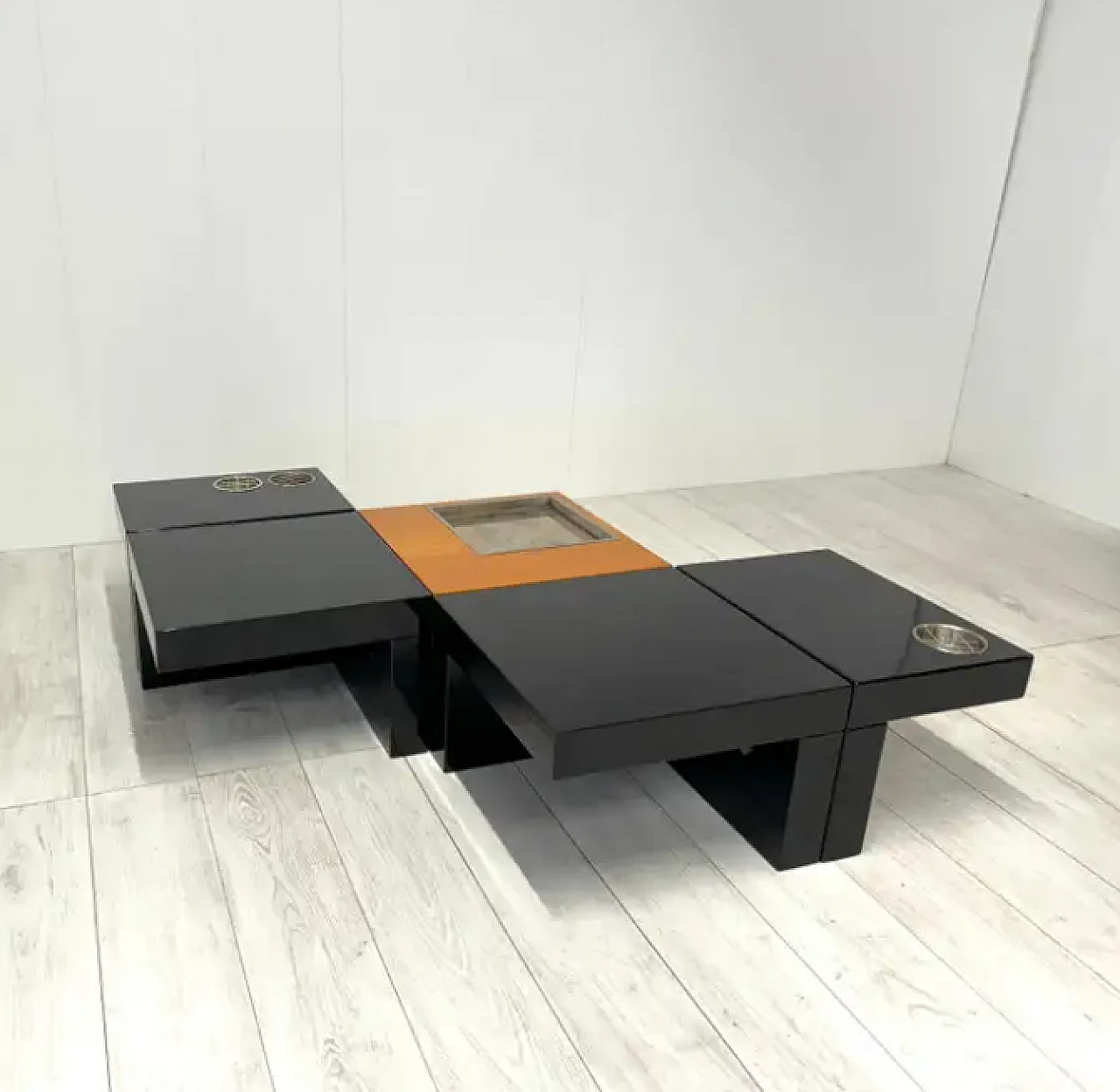 5 Tavolini modulari Nac di Cesare Augusto Nava, anni '70 3