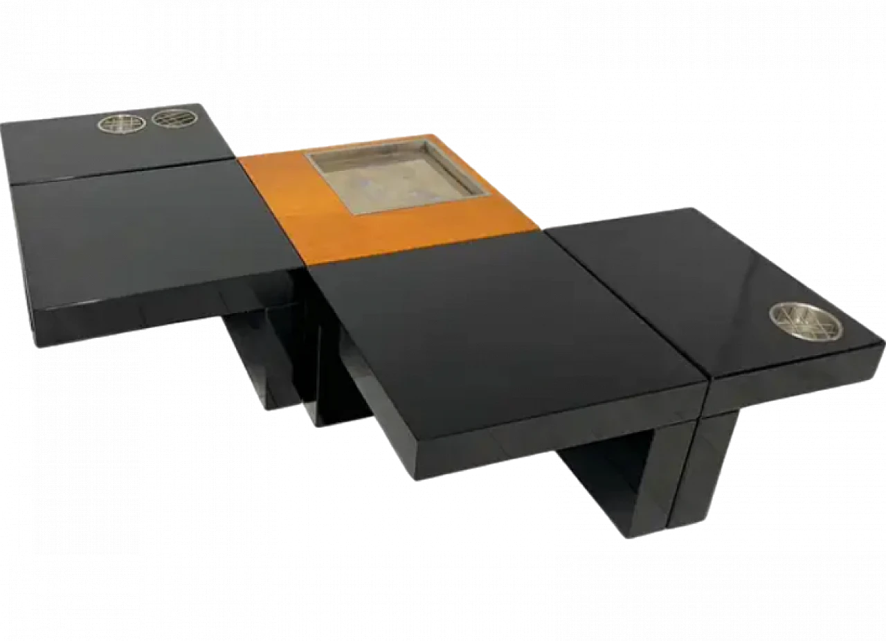 5 Tavolini modulari Nac di Cesare Augusto Nava, anni '70 10