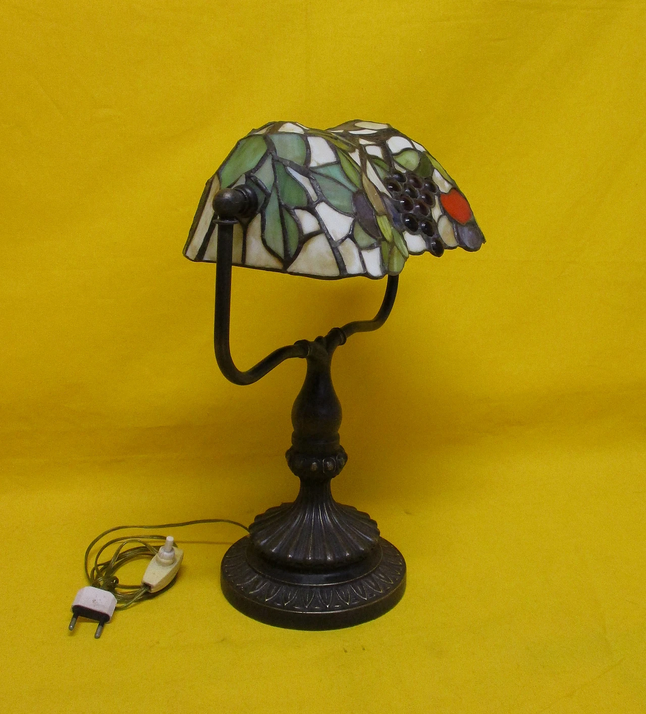 Lampada Art Nouveau stile Tiffany anni 40 3