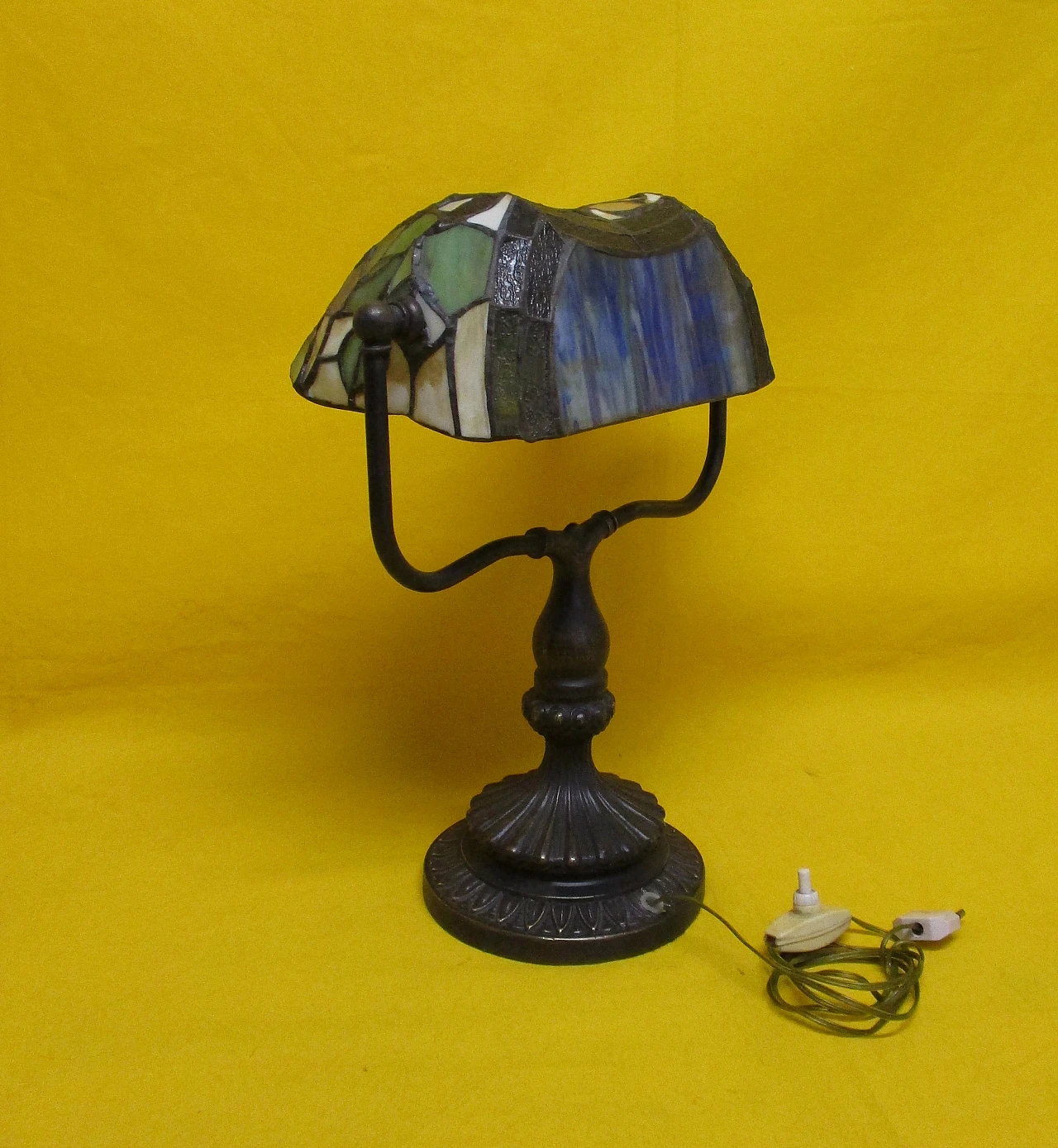 Lampada Art Nouveau stile Tiffany anni 40 7