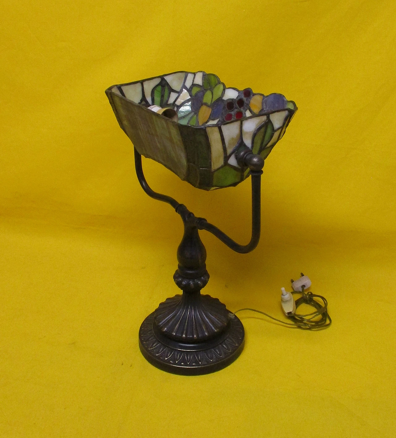 Lampada Art Nouveau stile Tiffany anni 40 9