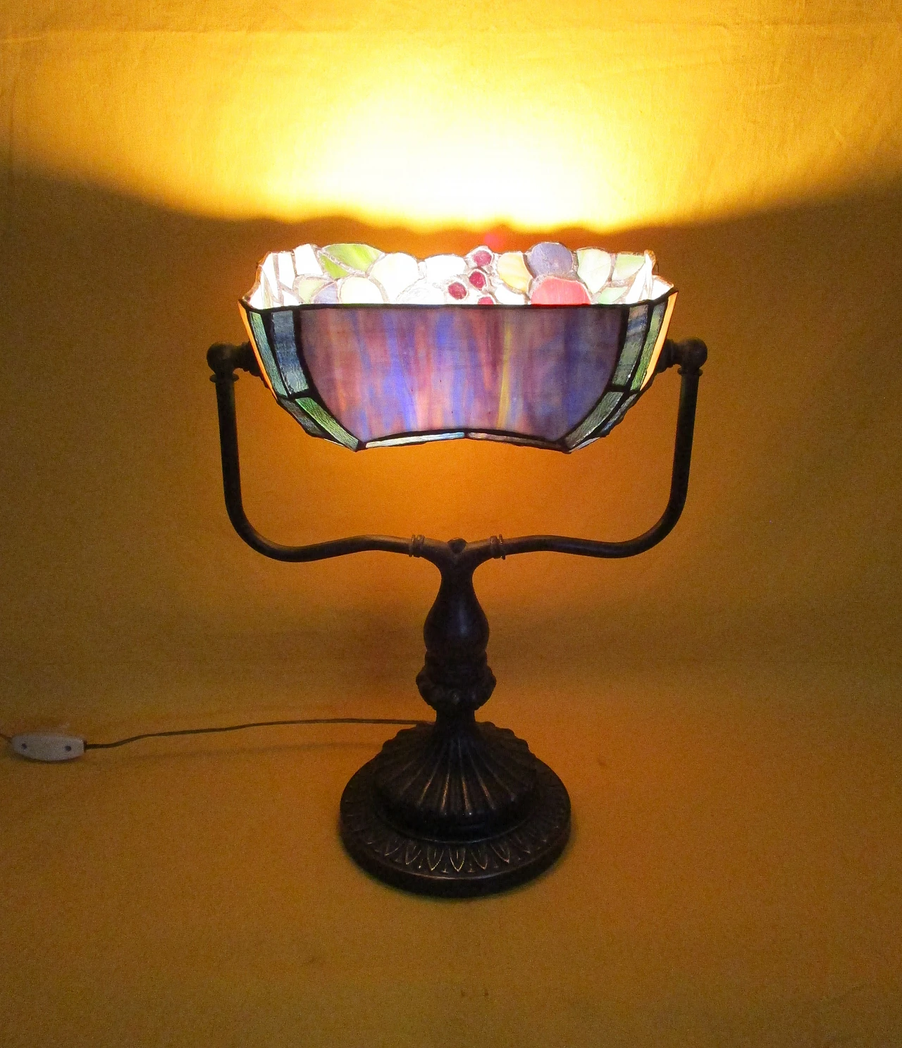 Lampada Art Nouveau stile Tiffany anni 40 13