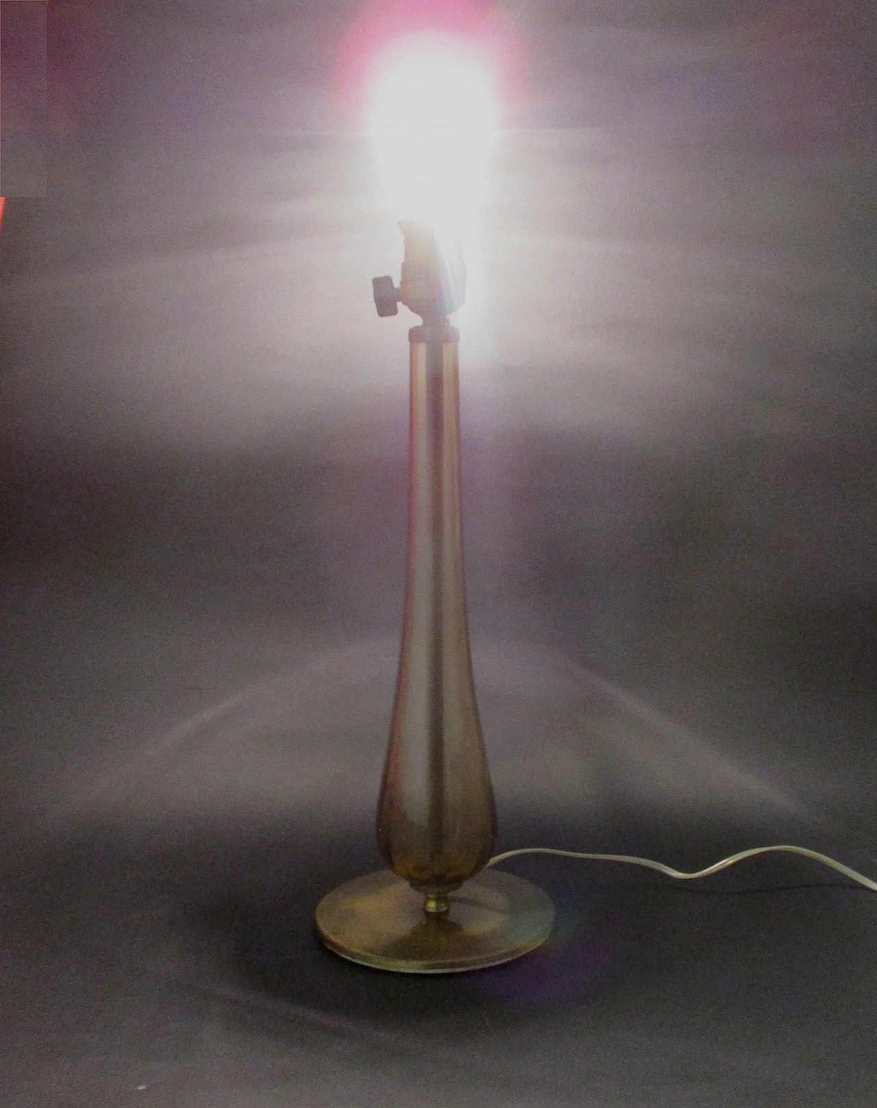 Barovier & Toso table lamp in Murano glass, 1940s 8