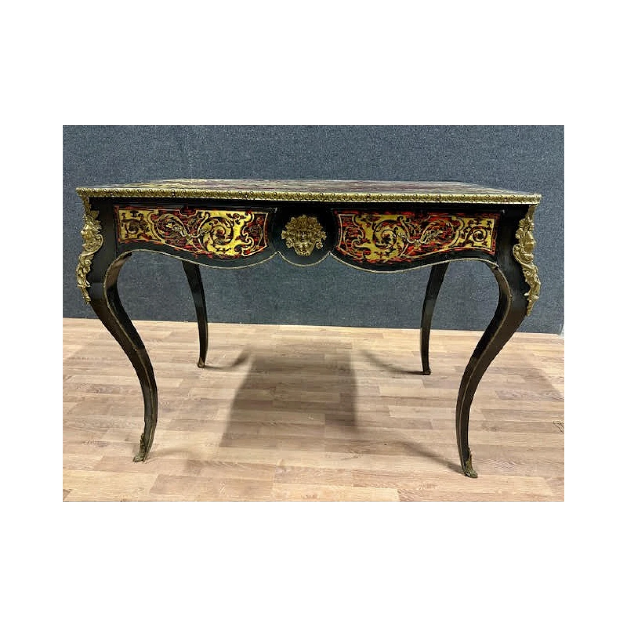 Writing table in the manner of Charles Boulle, early 20th century 2