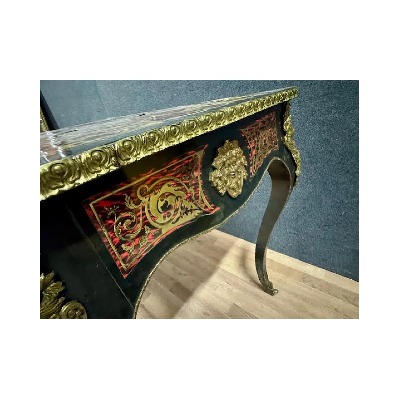 Writing table in the manner of Charles Boulle, early 20th century 3