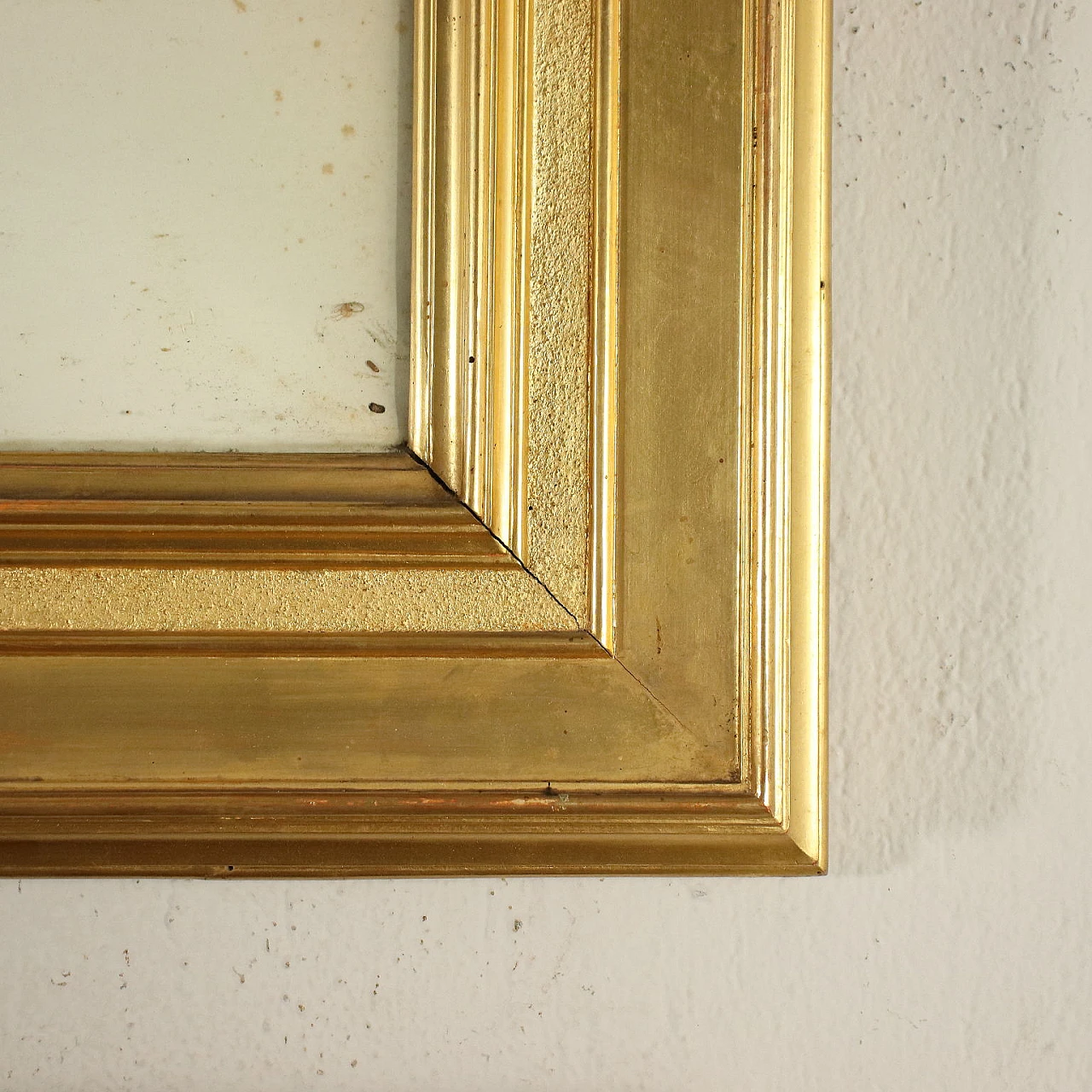 Gruppo di 4 cornici dorate con stampe, del '800 6