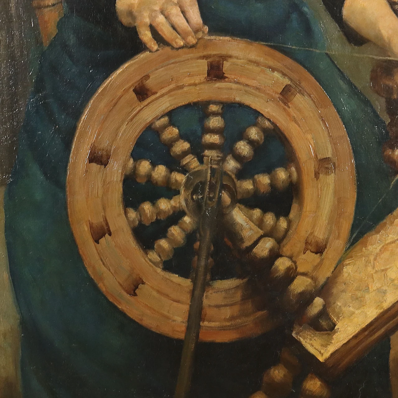 Oscar Halle, La Filatrice, olio su tela, 1897 5