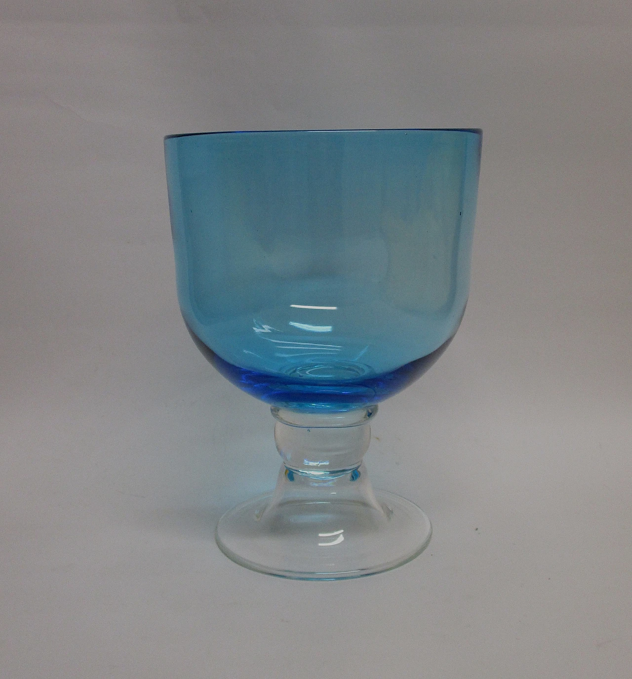 Vaso artistico in vetro di murano soffiato anni '60 4