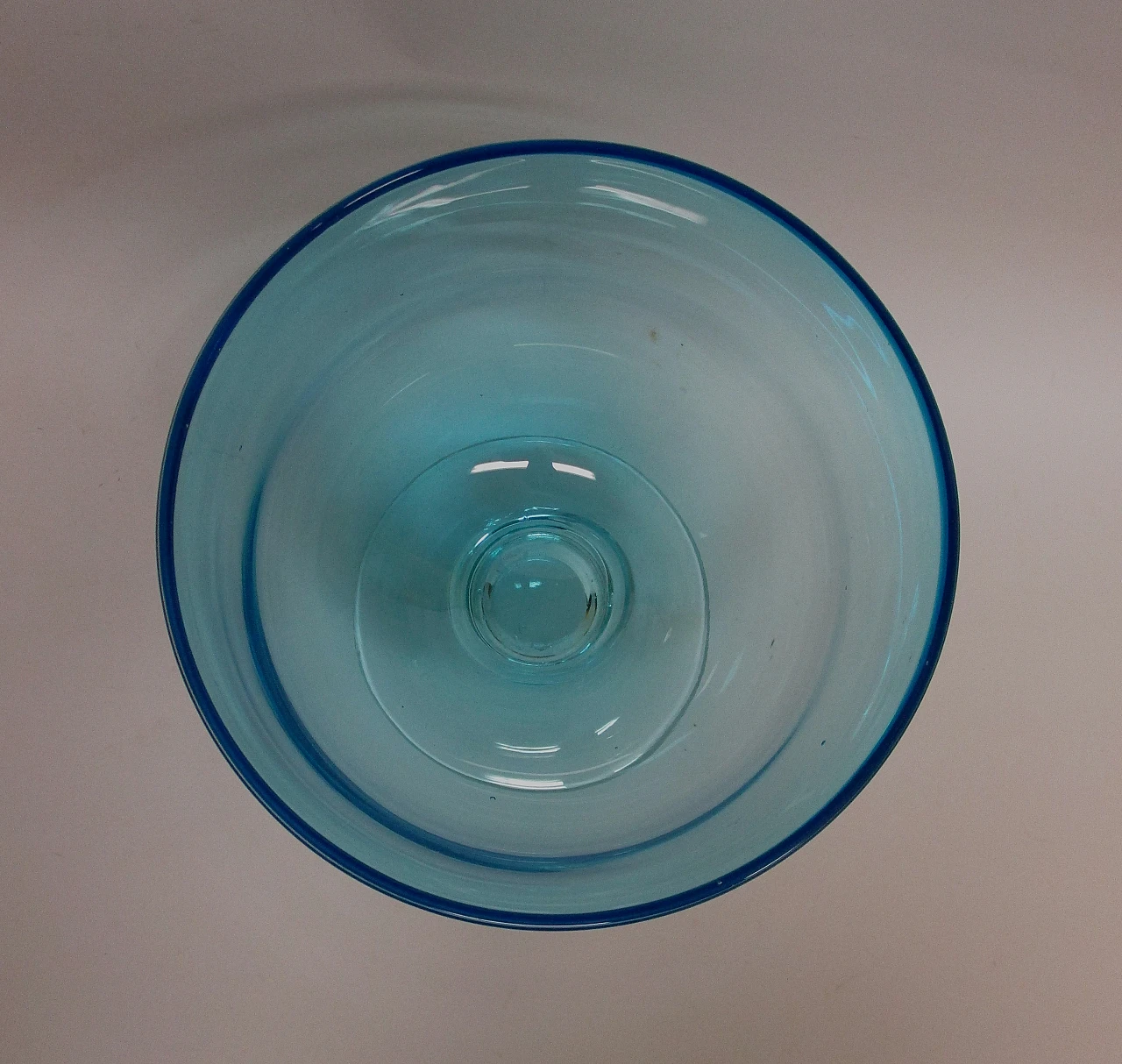 Vaso artistico in vetro di murano soffiato anni '60 5