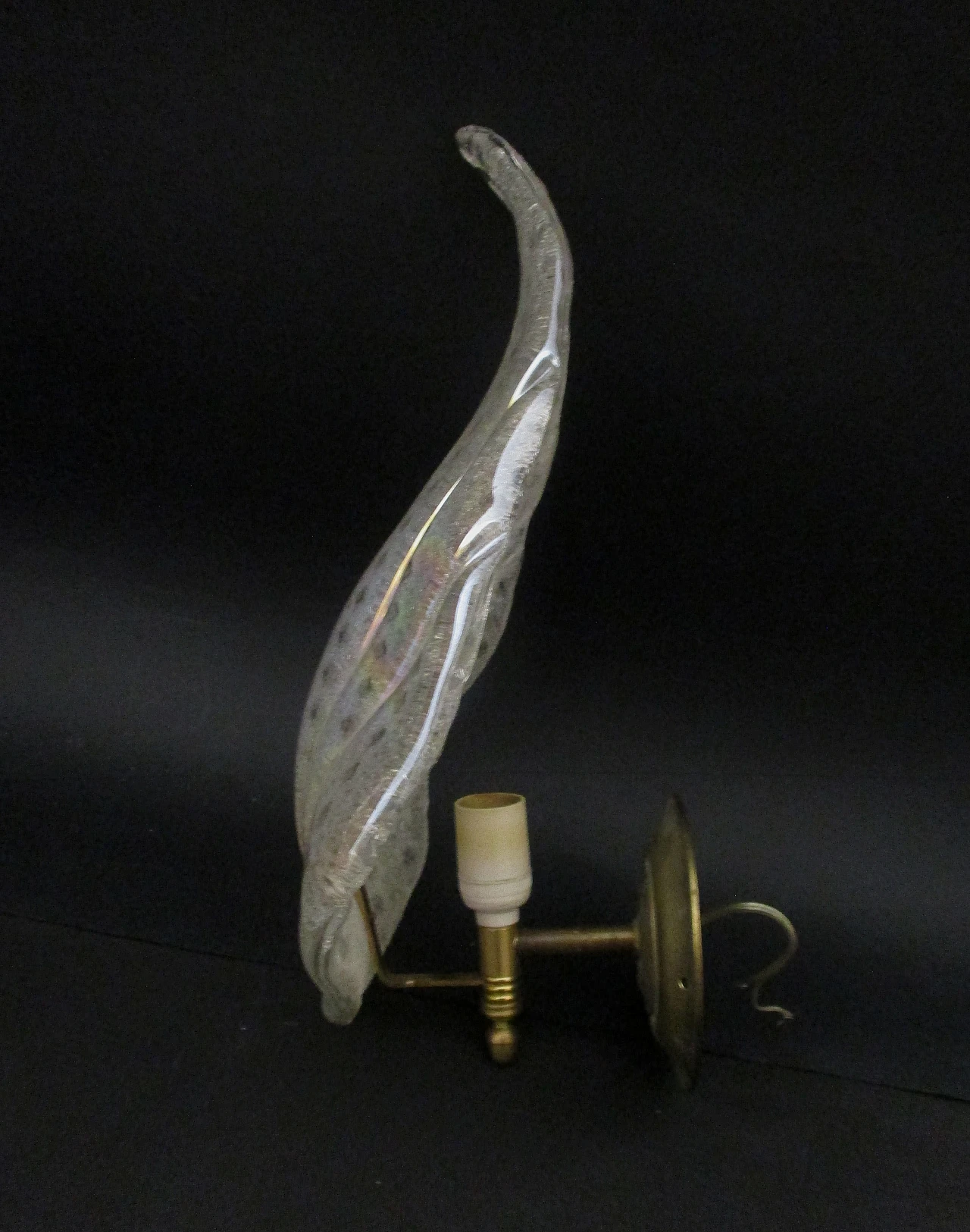 Applique Barovier & Toso vetro murano e ottone anni 50 5