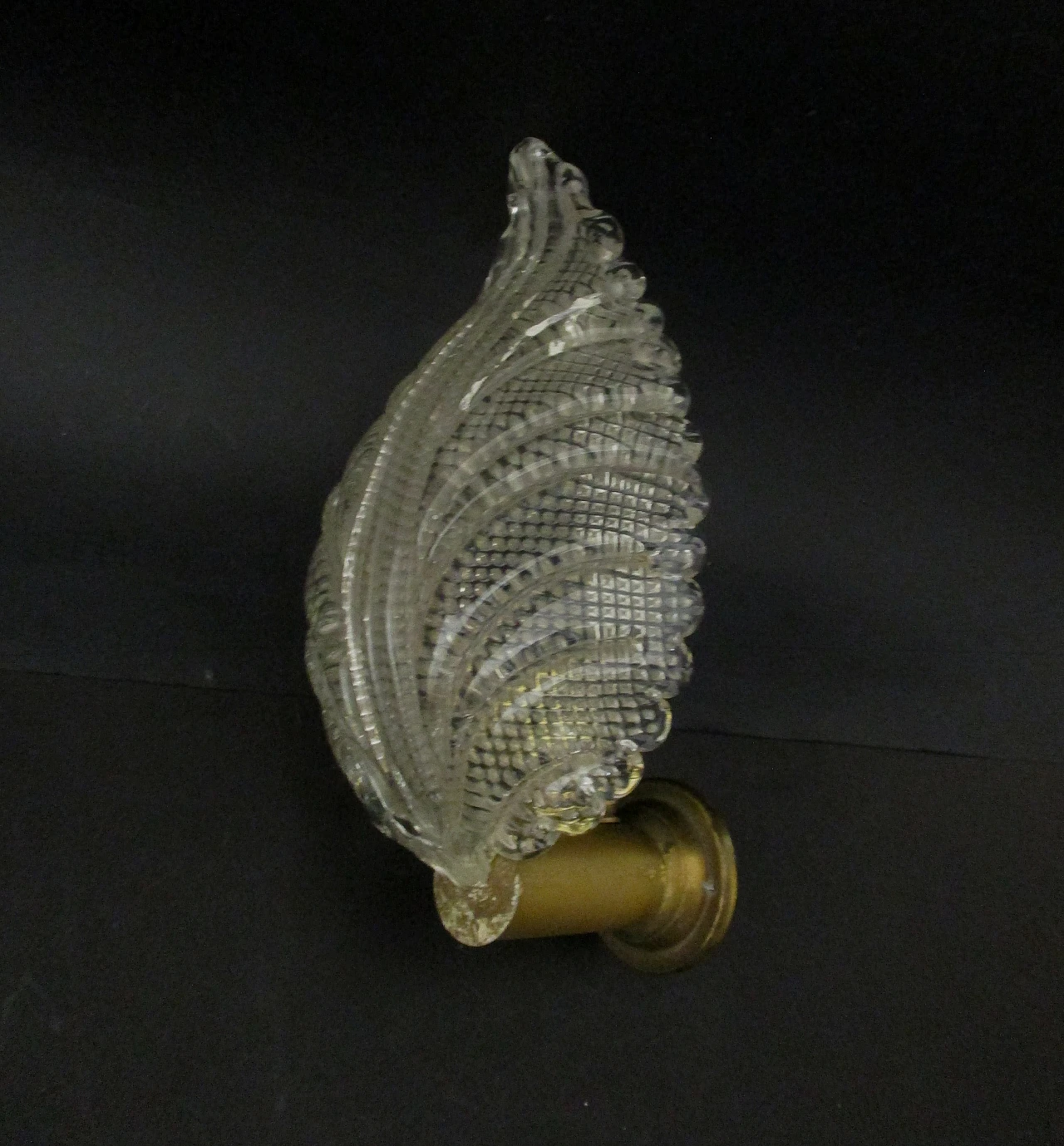 Applique Barovier & Toso vetro murano e ottone anni 40 6