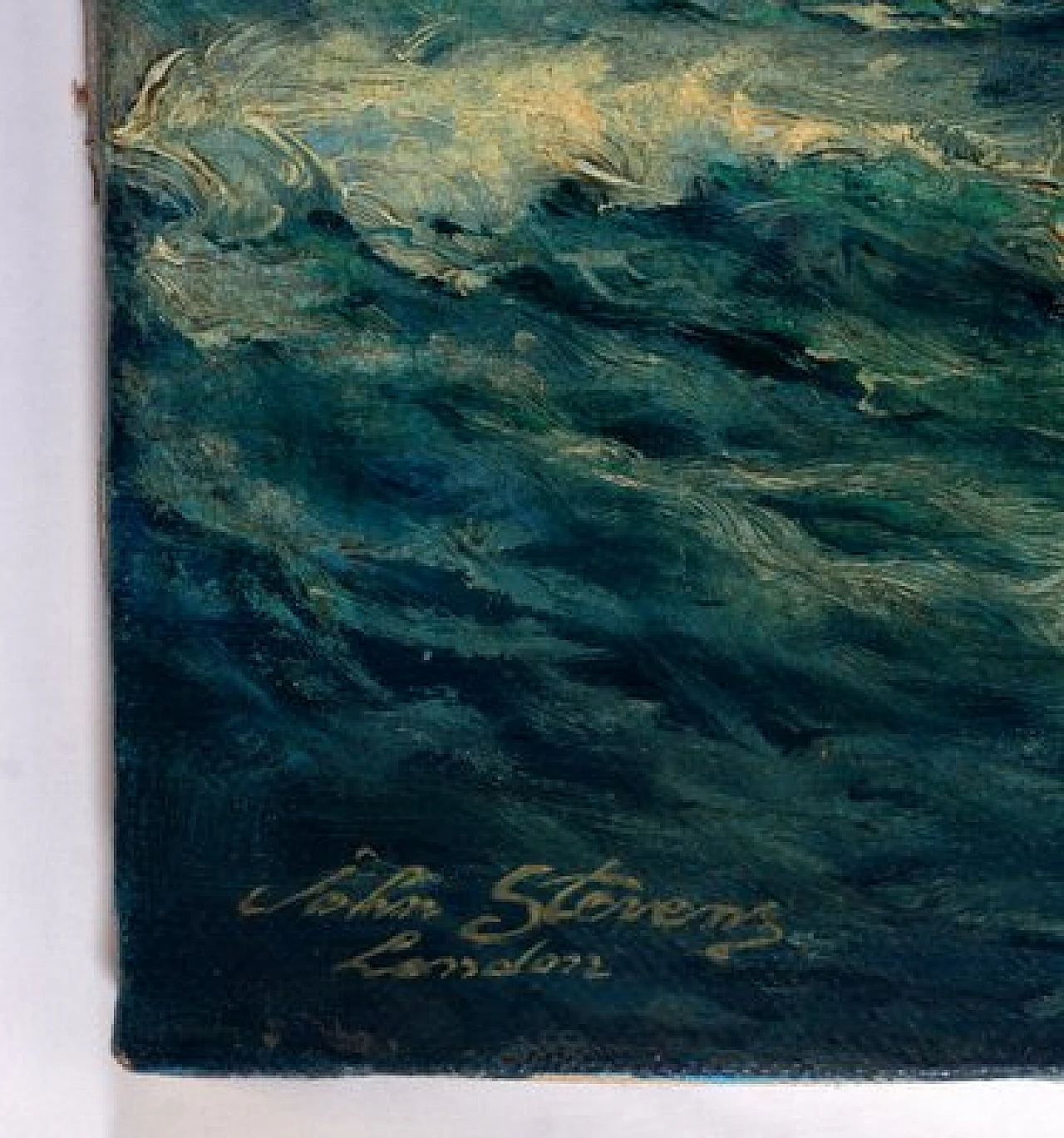 London Veliero di John Stevens, olio su tela, fine '900 4