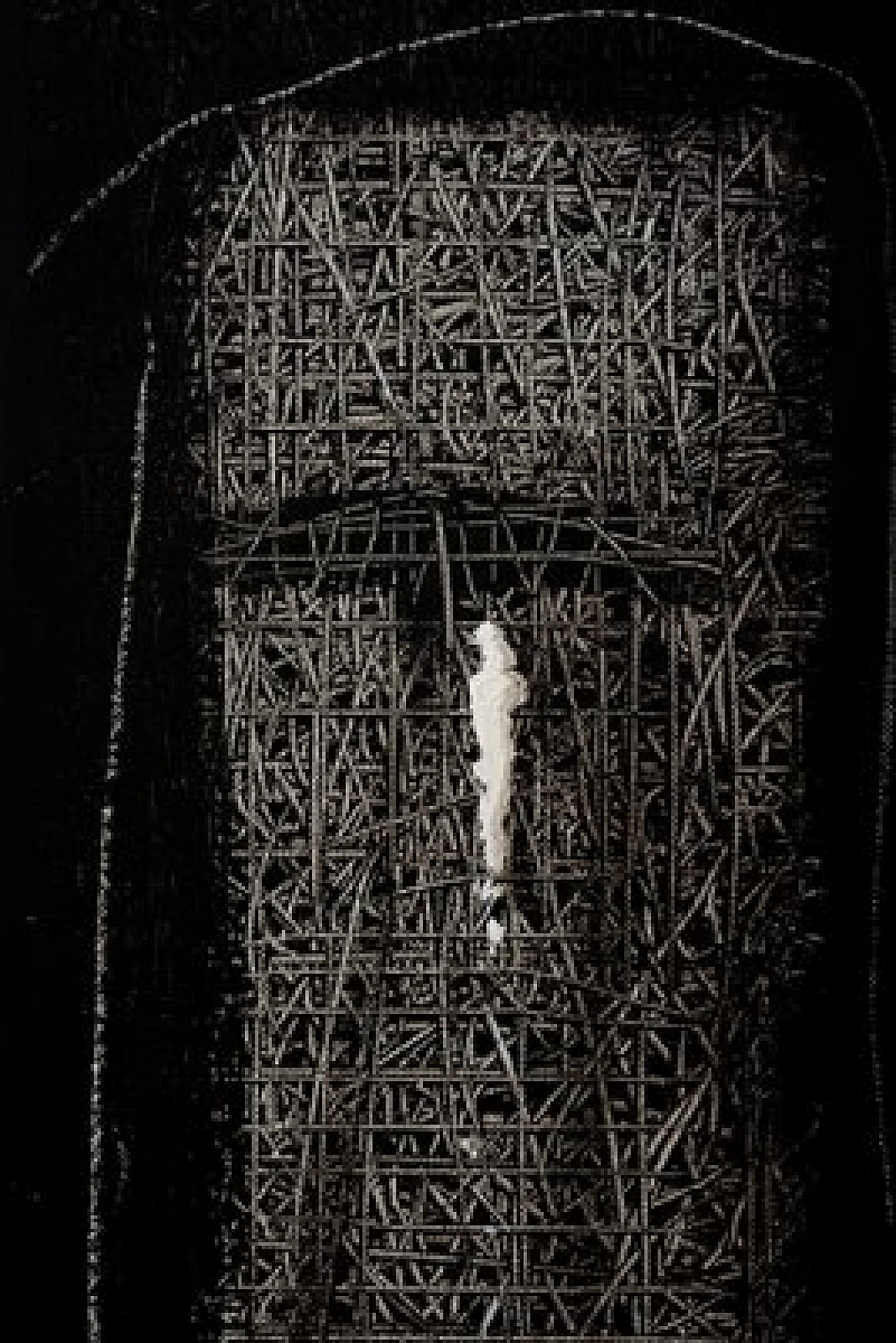 Vecchio Calzino di Massimo D'Orta, tecnica mista su tela, anni 2000 3