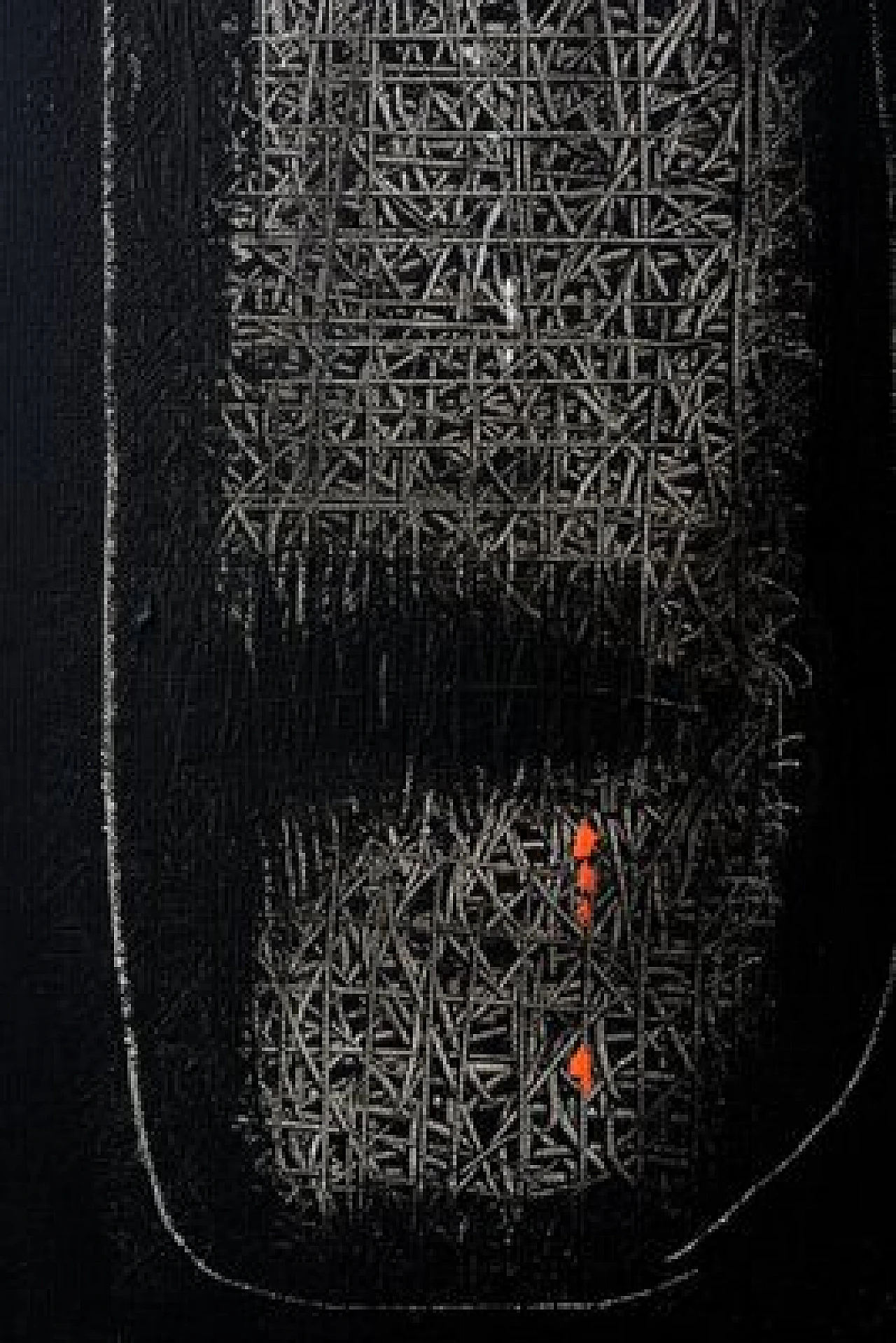 Vecchio Calzino di Massimo D'Orta, tecnica mista su tela, anni 2000 4