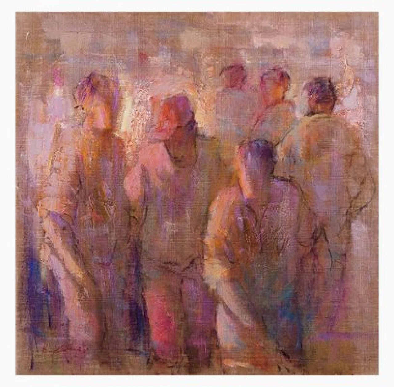 Metropolis di Renato Criscuolo, olio su tela, anni 2000 1