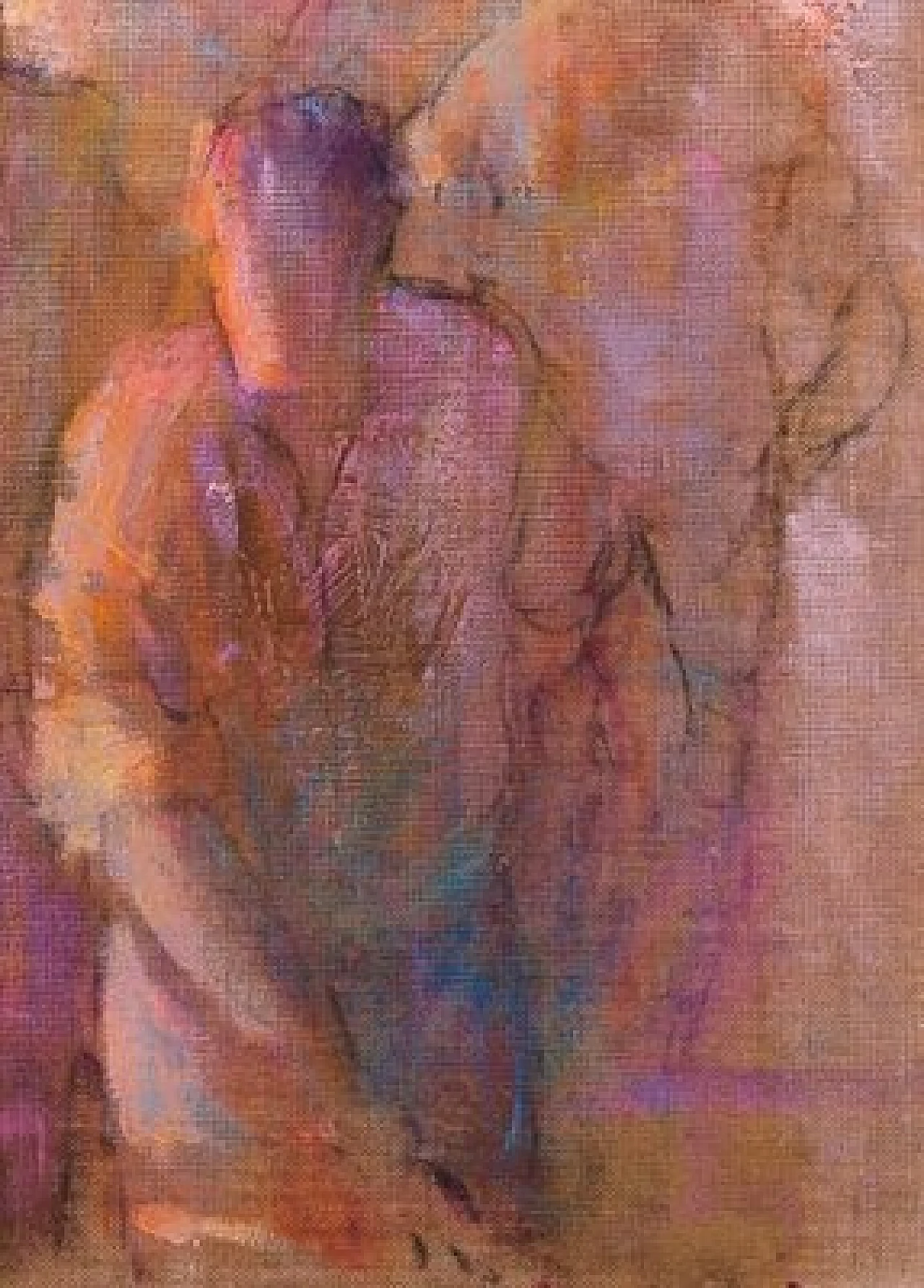 Metropolis di Renato Criscuolo, olio su tela, anni 2000 3