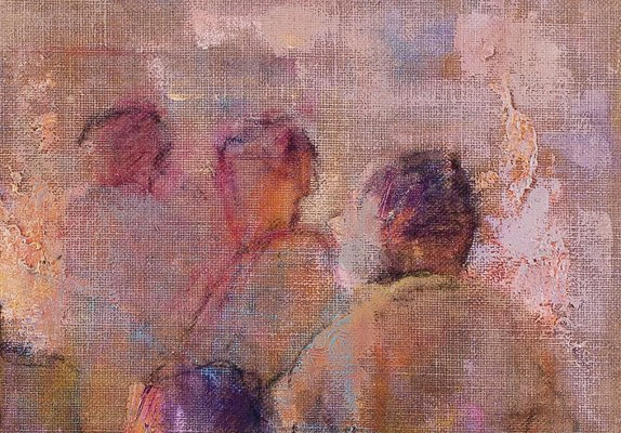 Metropolis di Renato Criscuolo, olio su tela, anni 2000 4