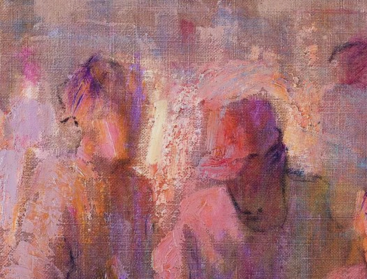 Metropolis di Renato Criscuolo, olio su tela, anni 2000 5