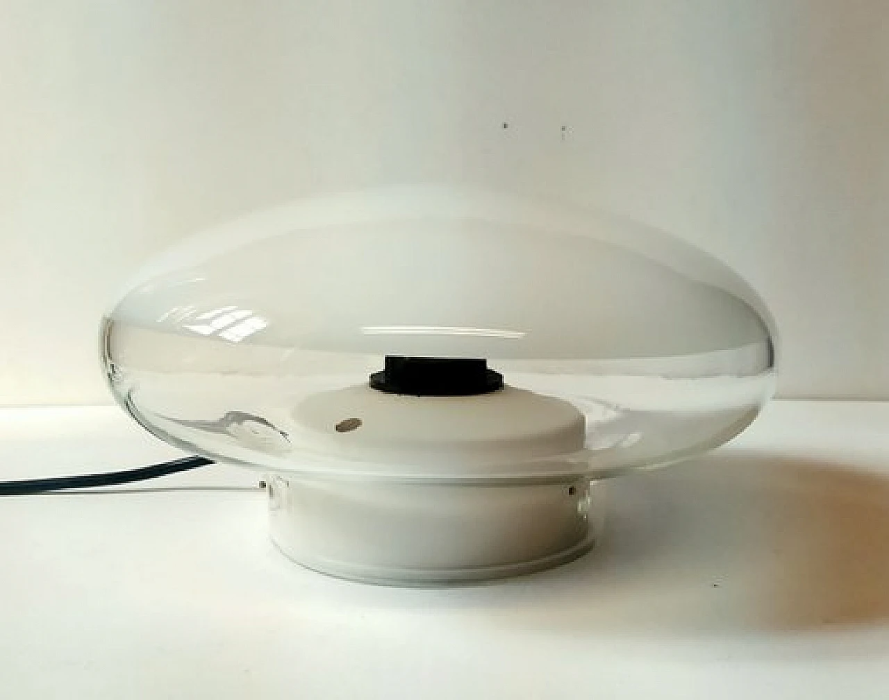 Grande lampada da parete o da tavolo, Murano, Leucos, anni '70. 1