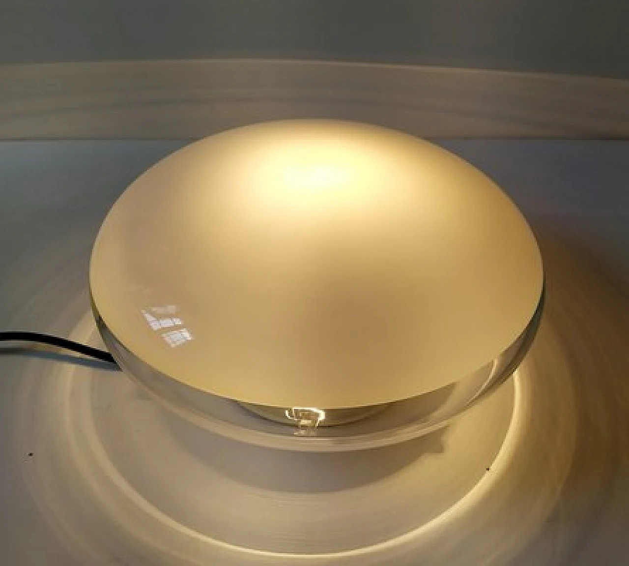 Grande lampada da parete o da tavolo, Murano, Leucos, anni '70. 3