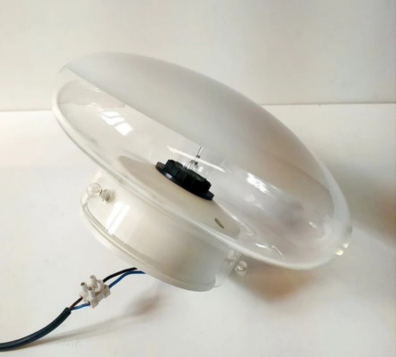 Grande lampada da parete o da tavolo, Murano, Leucos, anni '70. 5