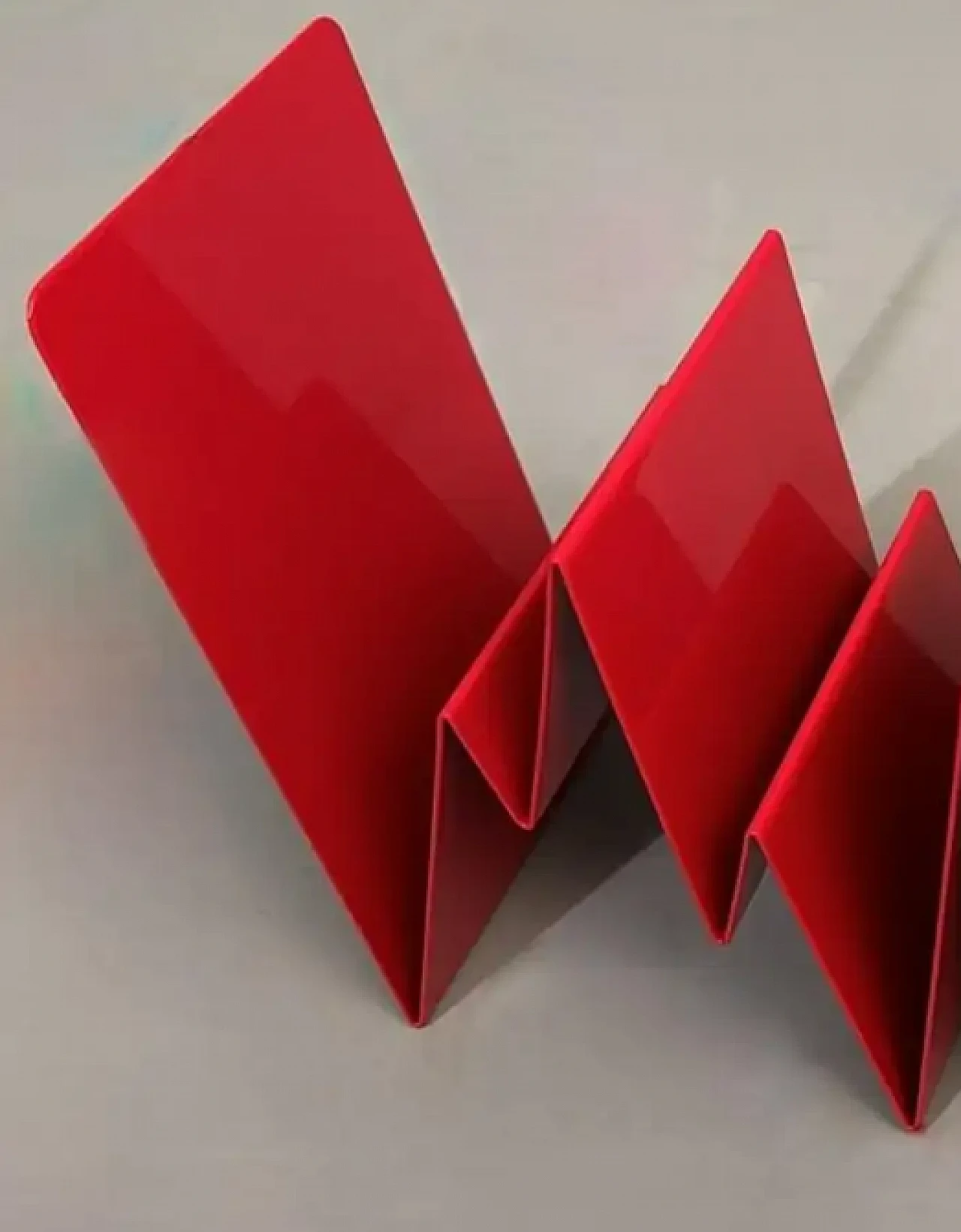 Porta buste e biglietti in metallo verniciato, anni '70 11