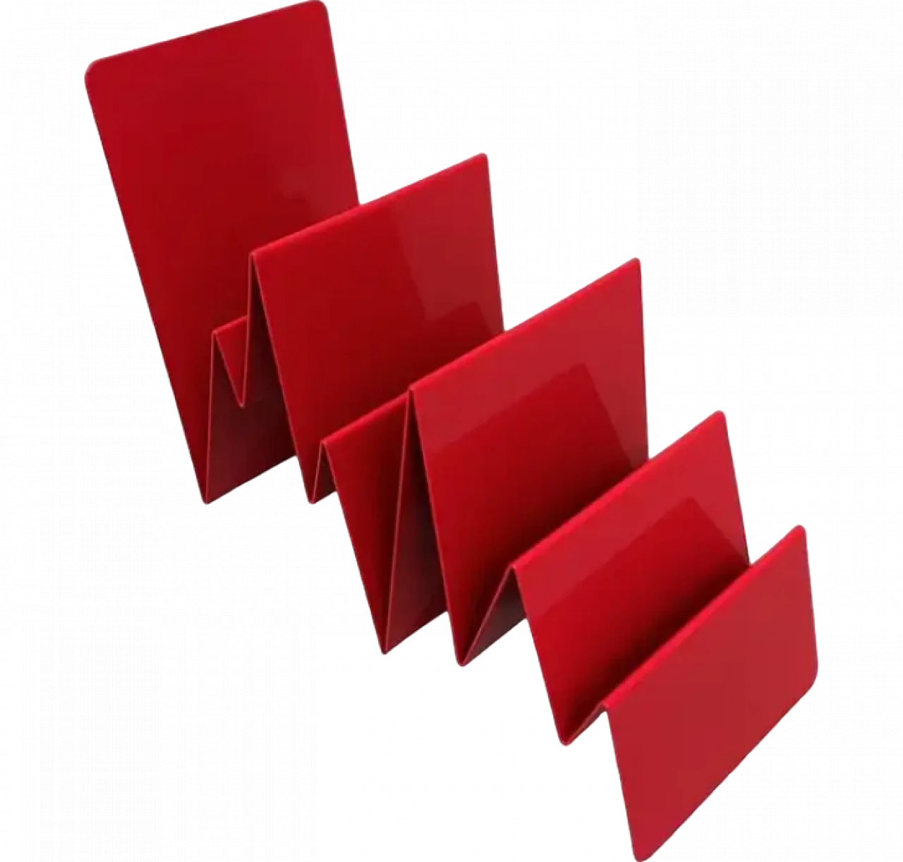 Porta buste e biglietti in metallo verniciato, anni '70 15