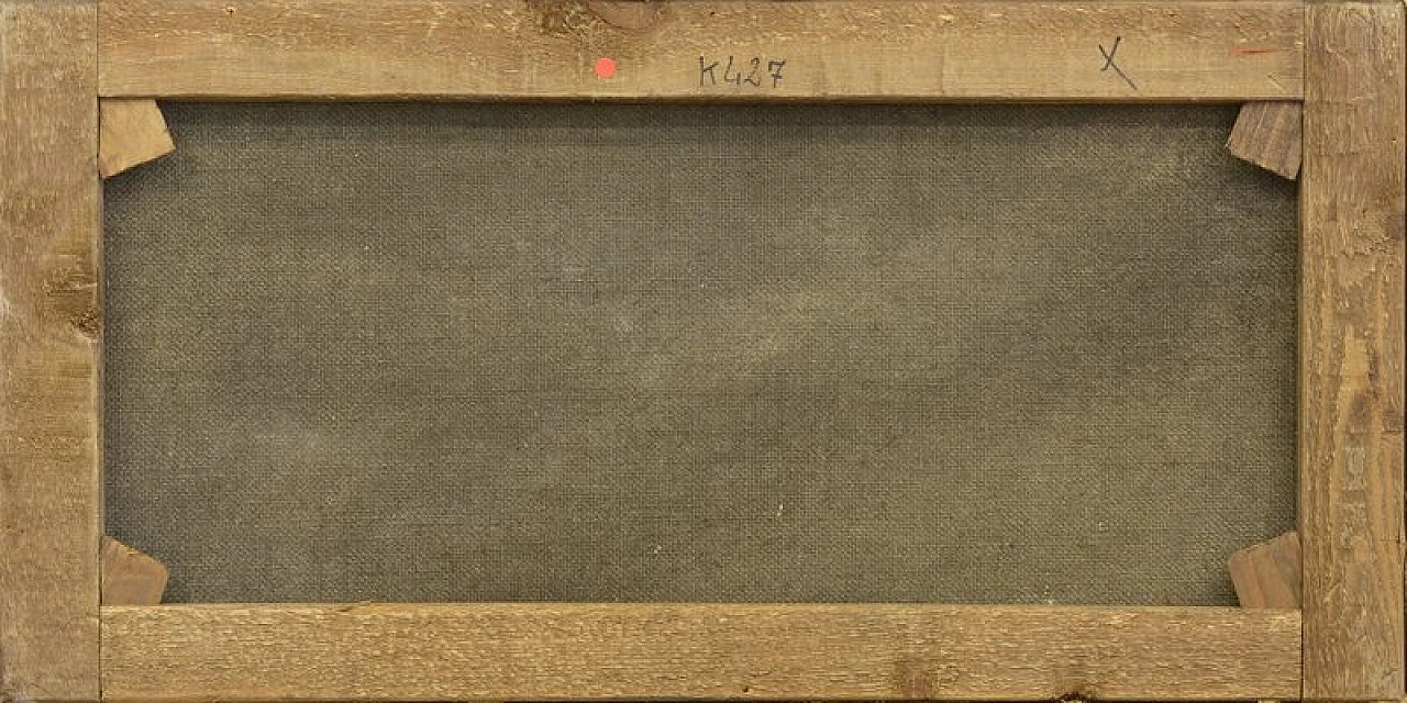 Paesaggio di campagna di Antonio Tucci, olio su tela, anni '90 5