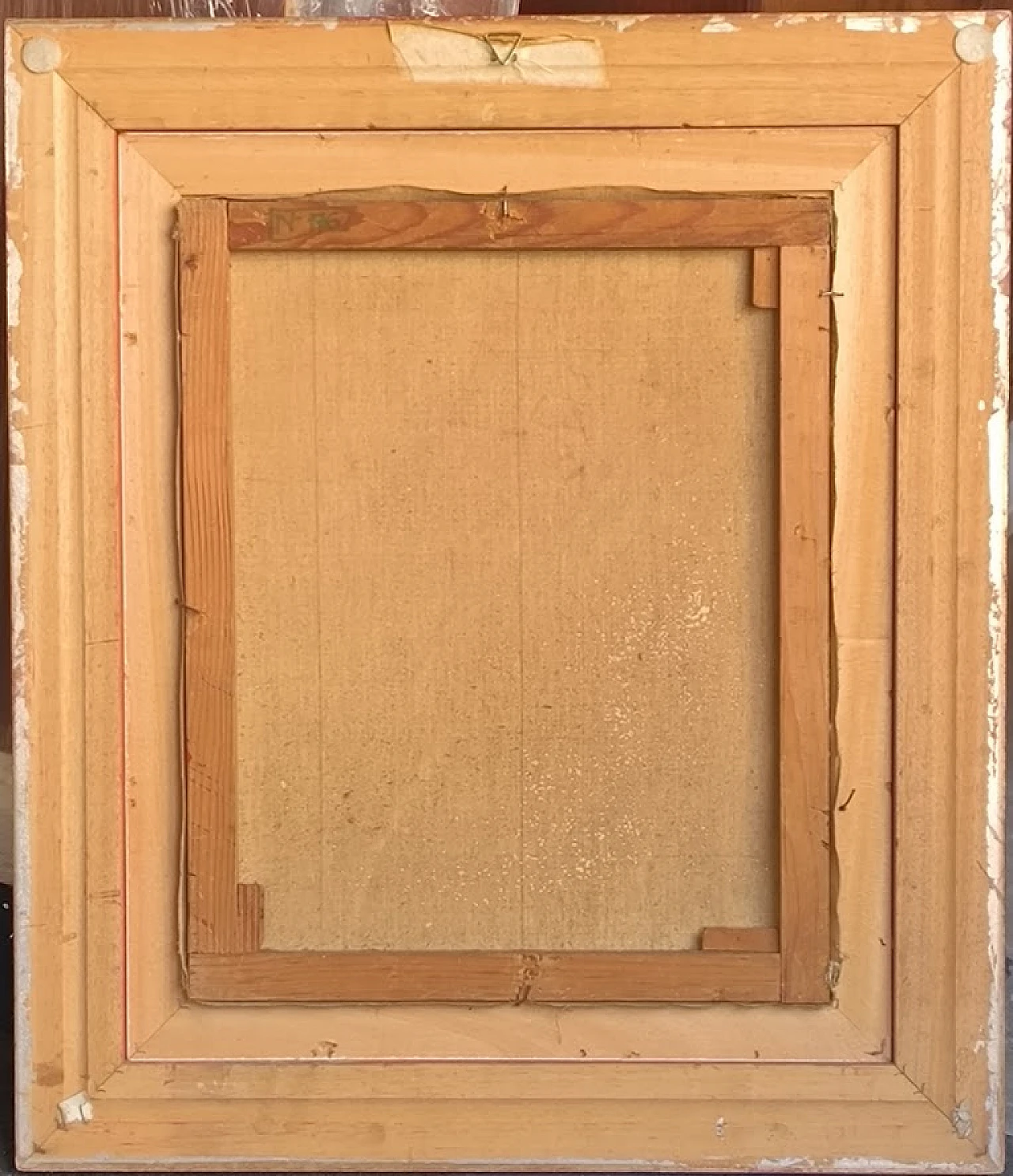 Painting "Urban landscape" Paris by Zamboni, oil on Canvas, 1960s 5