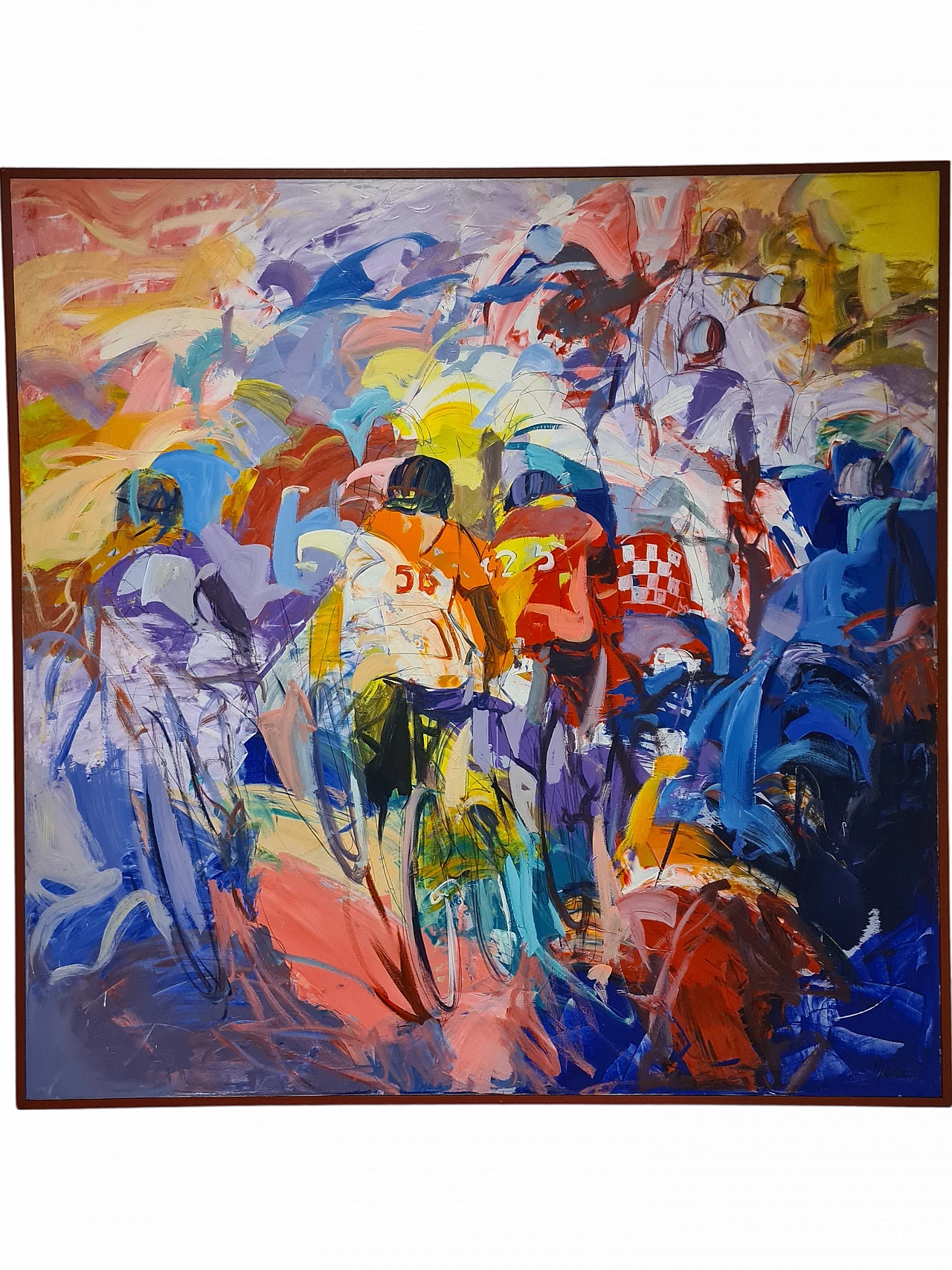 Oil painting on canvas Antonio Tamburro, 90s 12